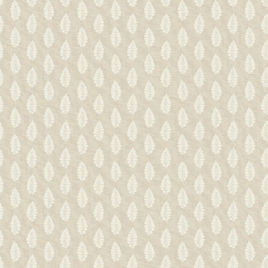 Leaf Pendant Wallpaper- Linen