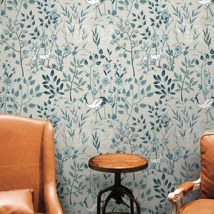Aspen Wallpaper (Steel Blue)