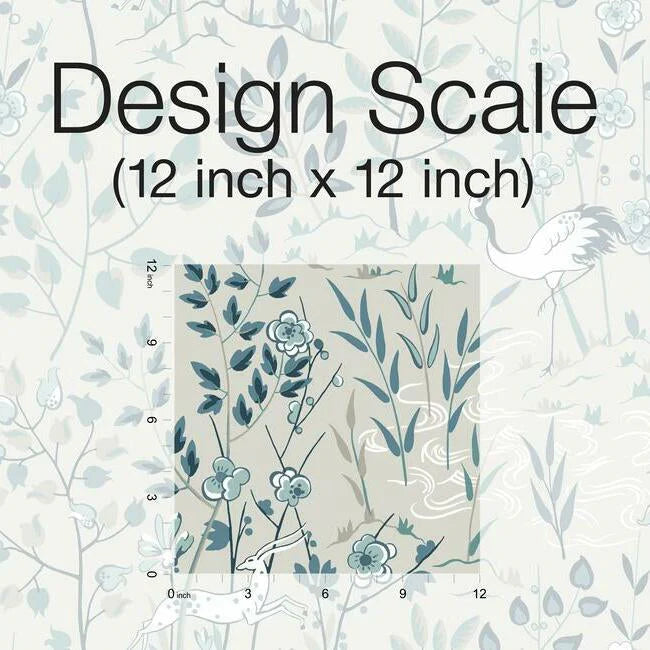 Aspen Wallpaper (Steel Blue)