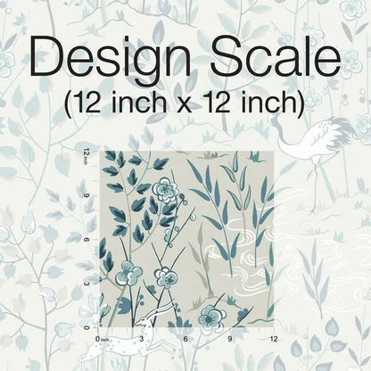 Aspen Wallpaper (Steel Blue)