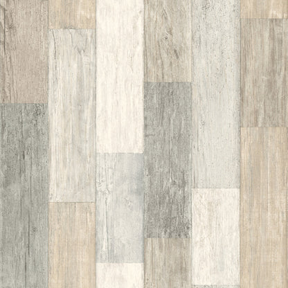 Pallet Board Wallpaper- Greys