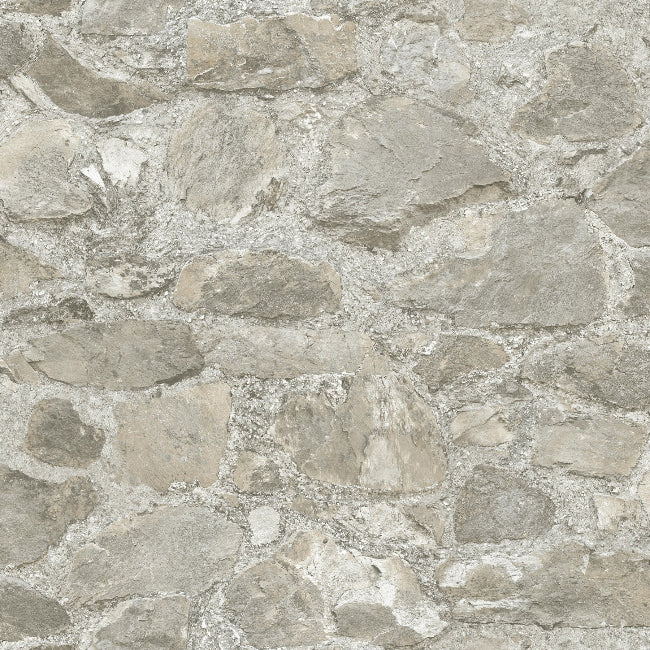 Field Stone Wallpaper- Taupe