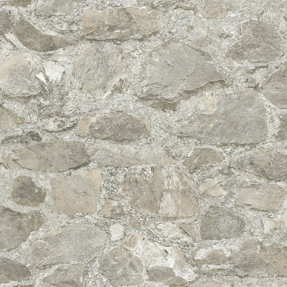 Field Stone Wallpaper- Taupe