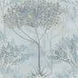 Orchard Wallpaper- Blue/Grey