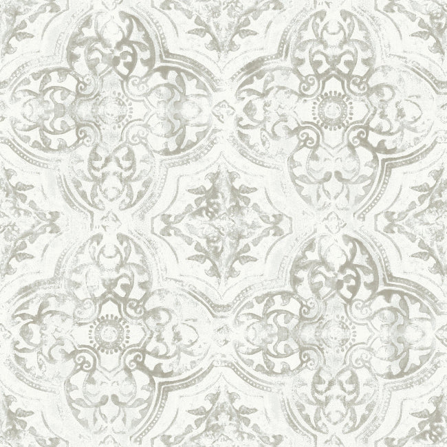 Quartet Wallpaper- White/Neutral