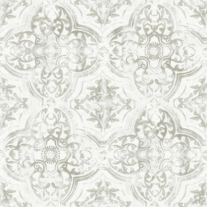 Quartet Wallpaper- White/Neutral