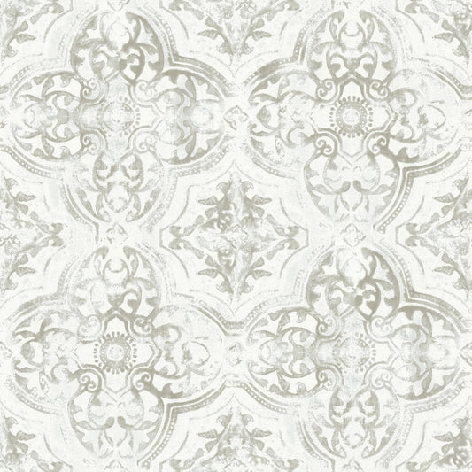 Quartet Wallpaper- White/Neutral