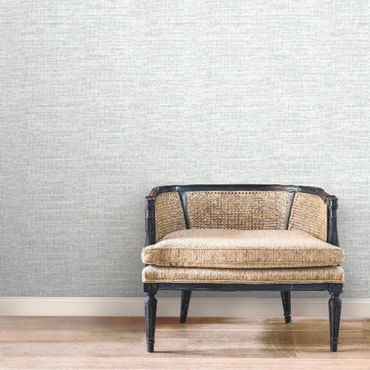 Papyrus Weave Wallpaper- Blue