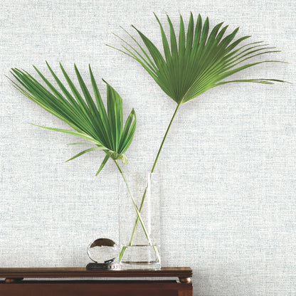Papyrus Weave Wallpaper- Blue