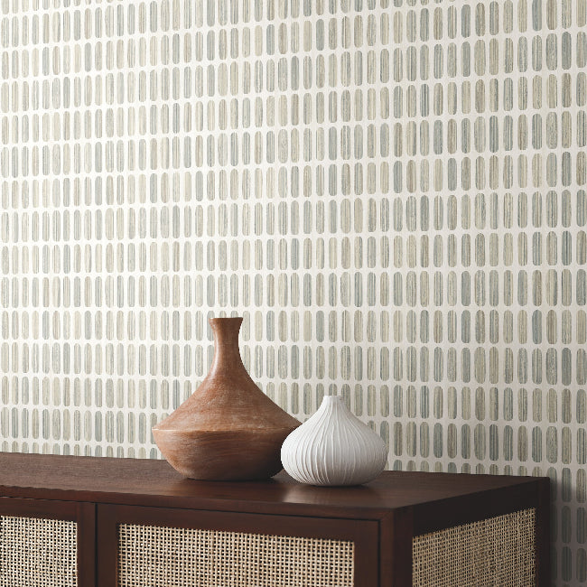 Petite Pergola Wallpaper- Neutral