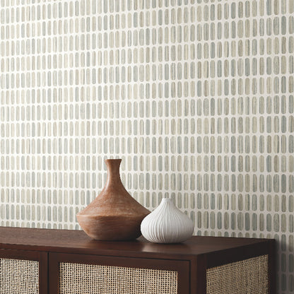 Petite Pergola Wallpaper- Neutral