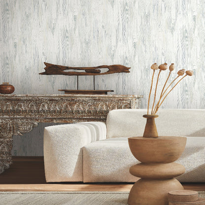 Rusticano Wallpaper- White/Blue
