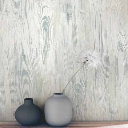 Rusticano Wallpaper- White/Blue
