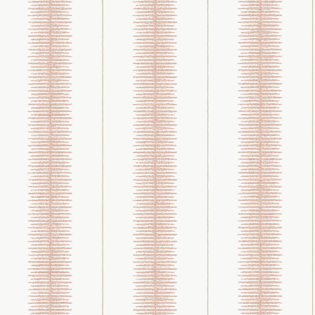 Tandem Stripe Wallpaper - Brick