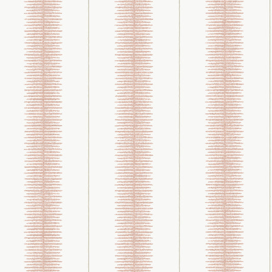 Tandem Stripe Wallpaper - Brick