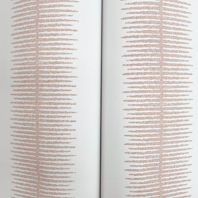 Tandem Stripe Wallpaper - Brick