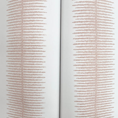 Tandem Stripe Wallpaper - Brick