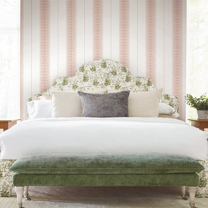 Tandem Stripe Wallpaper - Brick