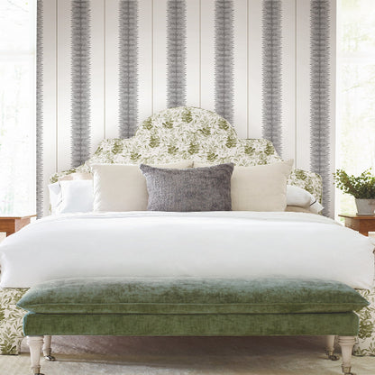 Tandem Stripe Wallpaper- Black