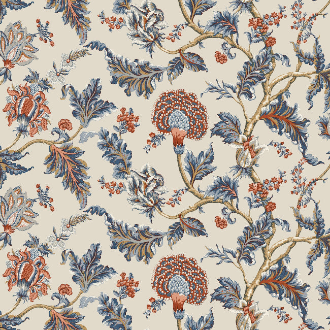 Monroe Wallpaper- Navy