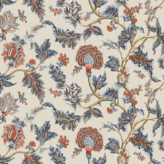 Monroe Wallpaper- Navy