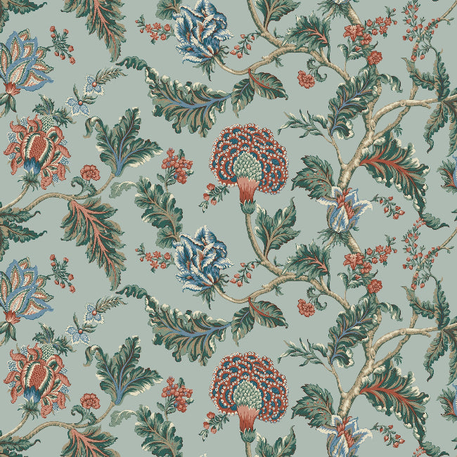 Monroe Wallpaper- Teal