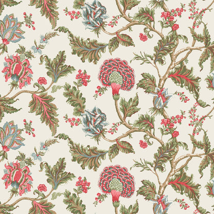 Monroe Wallpaper- Rhubarb