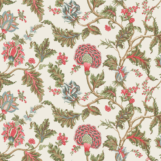 Monroe Wallpaper- Rhubarb