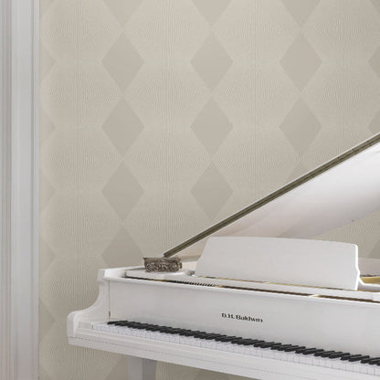 Diamond Legacy Wallpaper- Taupe