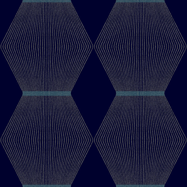 Diamond Legacy Wallpaper- Navy