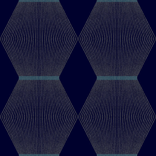 Diamond Legacy Wallpaper- Navy