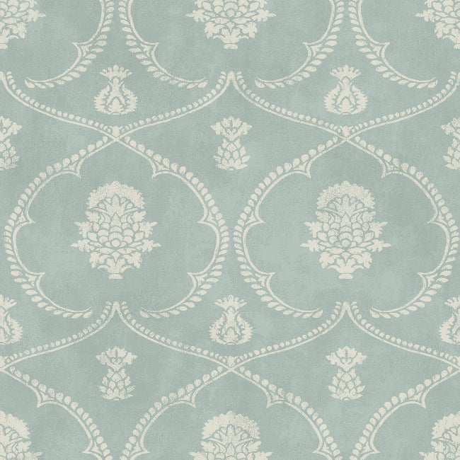 Royal Damask Wallpaper- Jade