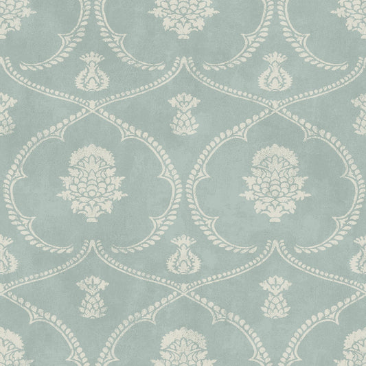 Royal Damask Wallpaper- Jade