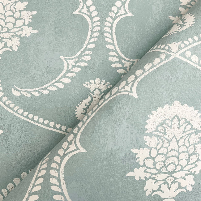 Royal Damask Wallpaper- Jade
