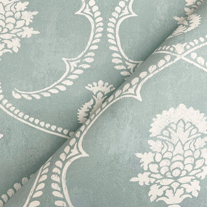 Royal Damask Wallpaper- Jade