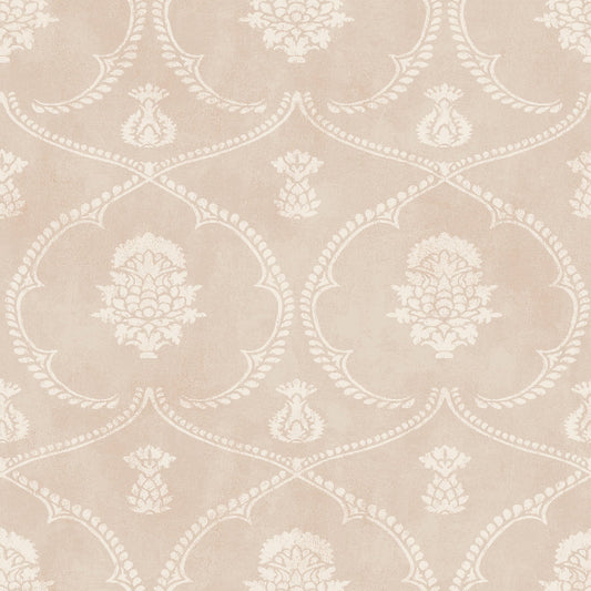 Royal Damask Wallpaper- Blush