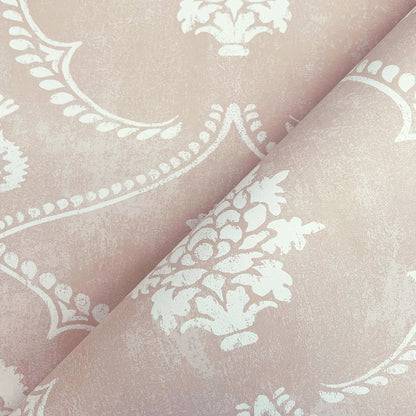 Royal Damask Wallpaper- Blush