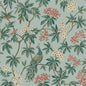 Peacock Estate Wallpaper- Blue
