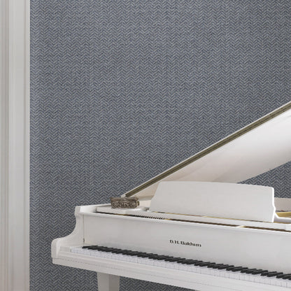 Regent Wallpaper- Navy