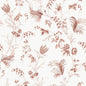 Floral Lace Wallpaper- Brick