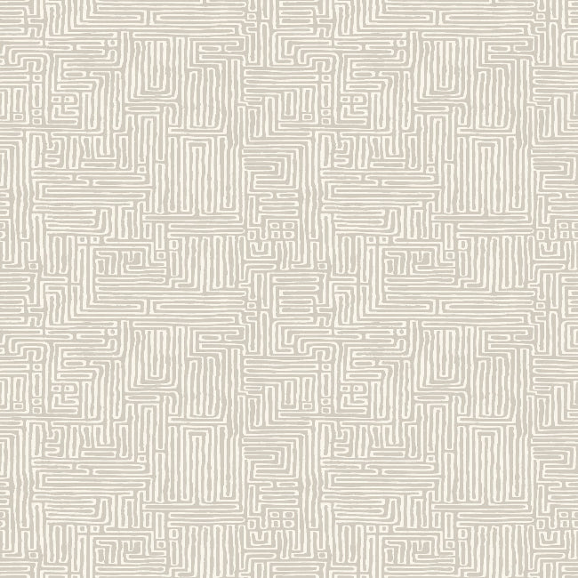 Passages Wallpaper- Taupe