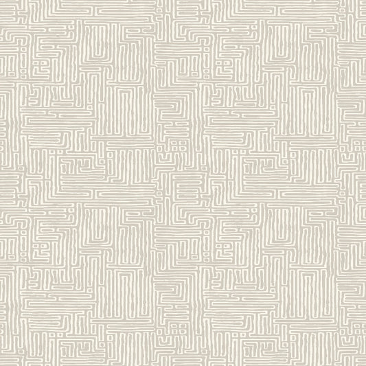 Passages Wallpaper- Taupe