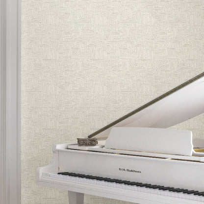 Passages Wallpaper- Taupe