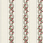 Abbey's Garland Wallpaper- Red & Green