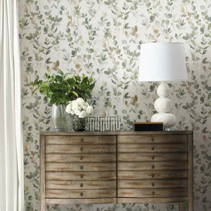 Joyful Eucalyptus Wallpaper (Green)