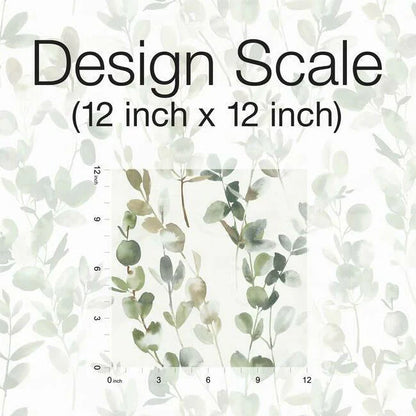 Joyful Eucalyptus Wallpaper (Green)