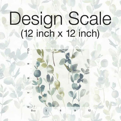 Joyful Eucalyptus Wallpaper (Turquoise)