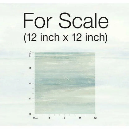 Soothing Mists Scenic Premium Peel and Stick Wallpaper (Blue)