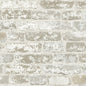 Brick Alley Wallpaper- Ash