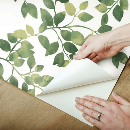 Finlayson Latvus Peel and Stick Wallpaper (Green)